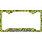 Green & Brown Toile License Plate Frame - Style C