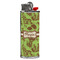 Green & Brown Toile Lighter Case - Front