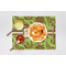 Green & Brown Toile Linen Placemat - Lifestyle (single)