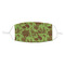 Green & Brown Toile Kid's Cloth Face Mask - Standard