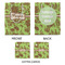 Green & Brown Toile Medium Gift Bag - Approval