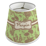 Green & Brown Toile Empire Lamp Shade (Personalized)