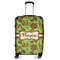 Green & Brown Toile Suitcase - 24" Medium - Checked (Personalized)