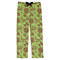 Green & Brown Toile Mens Pajama Pants - S