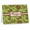 Green & Brown Toile Note Card - Main