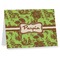 Green & Brown Toile Note cards (Personalized)