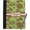 Green & Brown Toile Notebook Padfolio