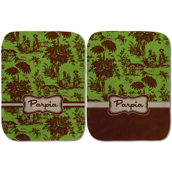 Green & Brown Toile Old Burps - Approval