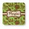 Green & Brown Toile Paper Coasters - Approval