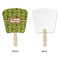 Green & Brown Toile Paper Fans - Approval