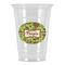 Green & Brown Toile Party Cups - 16oz - Front/Main