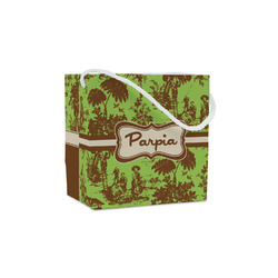 Green & Brown Toile Party Favor Gift Bags - Gloss (Personalized)
