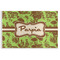 Green & Brown Toile Disposable Paper Placemats (Personalized)
