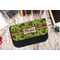 Green & Brown Toile Pencil Case - Lifestyle 1