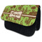 Green & Brown Toile Pencil Case - MAIN (standing)