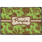 Green & Brown Toile Personalized Door Mat - 36x24 (APPROVAL)