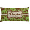 Green & Brown Toile Personalized Pillow Case