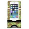 Green & Brown Toile Phone Stand w/ Phone