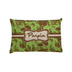 Green & Brown Toile Pillow Case - Standard (Personalized)
