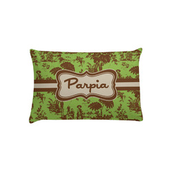 Green & Brown Toile Pillow Case - Toddler (Personalized)
