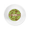 Green & Brown Toile Plastic Party Appetizer & Dessert Plates - Approval