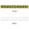 Green & Brown Toile Plastic Ruler - 12" - APPROVAL