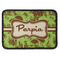 Green & Brown Toile Rectangle Patch