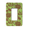 Green & Brown Toile Rocker Light Switch Covers - Single - MAIN