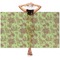 Green & Brown Toile Sarong (with Model)