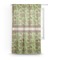 Green & Brown Toile Sheer Curtain (Personalized)