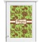 Green & Brown Toile Single White Cabinet Decal