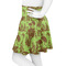 Green & Brown Toile Skater Skirt - Side