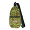 Green & Brown Toile Sling Bag (Personalized)