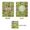 Green & Brown Toile Small Gift Bag - Approval