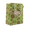 Green & Brown Toile Small Gift Bag - Front/Main