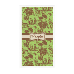 Green & Brown Toile Guest Towels - Full Color - Standard (Personalized)