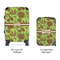 Green & Brown Toile Suitcase Set 4 - APPROVAL