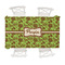 Green & Brown Toile Tablecloth - 58"x102" (Personalized)