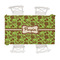 Green & Brown Toile Tablecloth - 58"x102" (Personalized)