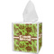 Green & Brown Toile Tissue Box Cover (Personalized)