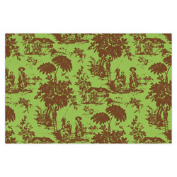 Green & Brown Toile X-Large Tissue Papers Sheets - Heavyweight