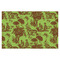 Green & Brown Toile Tissue Paper - Heavyweight - XL - Front