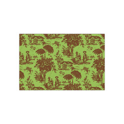 Green & Brown Toile Small Tissue Papers Sheets - Lightweight