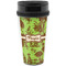 Green & Brown Toile Acrylic Travel Mug without Handle (Personalized)