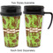 Green & Brown Toile Travel Mugs - with & without Handle