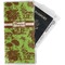Green & Brown Toile Travel Document Holder