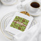 Green & Brown Toile White Treat Bag - In Context