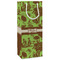 Green & Brown Toile Wine Gift Bag - Gloss - Main
