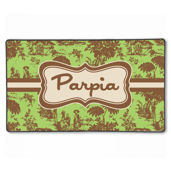 Green & Brown Toile XXL Gaming Mouse Pads - 24" x 14" - APPROVAL