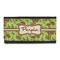 Green & Brown Toile Leatherette Ladies Wallet (Personalized)